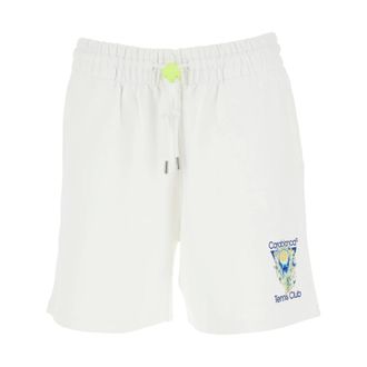 Casablanca Korte Broeken, Heren, Wit, XL, Felpa