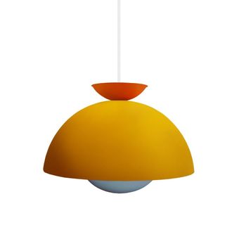 Tosel Suspensi&oacute;n metal Alt.110cm AMARILLO,blanco ;Pantalla: AMARILLO