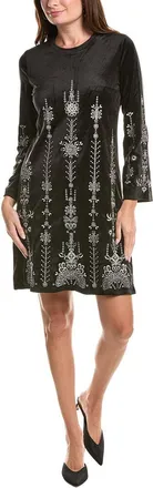 Johnny Was Bounce Velour Kimono Sleeve Mini Dress