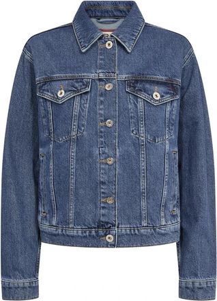 Mos Mosh Denim Jassen - Dames - Spijkerjassen - Blauw - M - Denim - Jassen