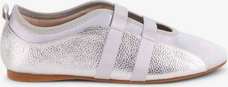 Intentionally blank Womens Ballet Sneakers In Silver