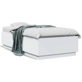 Berkfield Home Bed Frame without Mattress White 90x190 cm Single