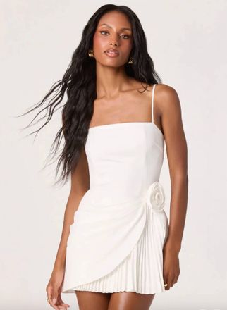 Astr Blake Mini Dress In White