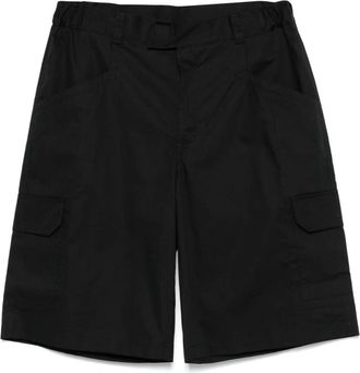 GR10K Zwarte Shorts met Zakken - Heren - Korte Broeken - Zwart - L - Korte Broeken