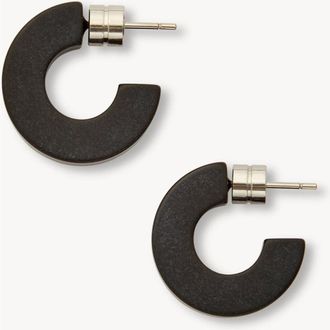 Machete Jewelry Muse Hoops in Black Matte at Nordstrom