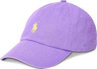 Polo Ralph Lauren Polo Pony-embroidered cotton cap - men - Cotton - One Size - Purple