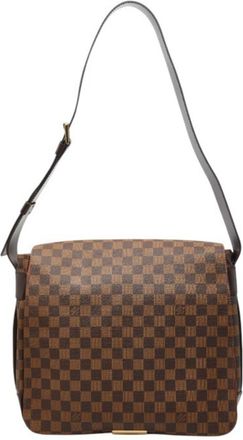Louis Vuitton Brown Pvc Leather Shoulder Bag (Pre-Owned)