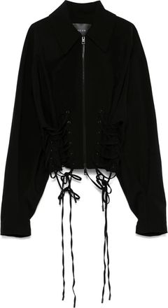 MUGLER laced corset jacket - Black