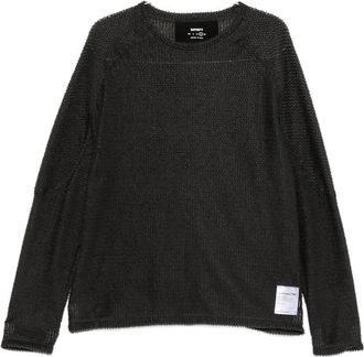 SATISFY Waffle-knit Raglan-sleeve Sweater