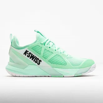 K-Swiss Womens K-Frame Speed Tennis Shoe In Neon Mint/white/neon Pastel Pink
