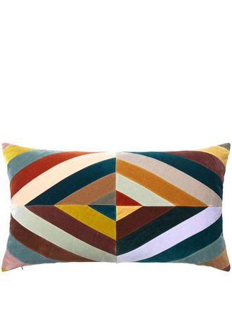 Christina Lundsteen Liv velvet cushion (40cm X 70cm) - unisex - Down/Cotton - One Size - Yellow