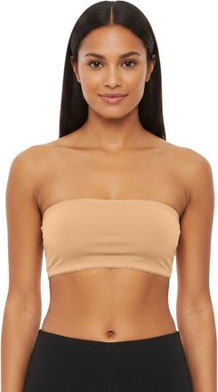 Maison Margiela Beige Strapless Crop Top