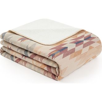 Pendleton Wyeth Fall Cotton Blanket in Fog at Nordstrom, Size Twin