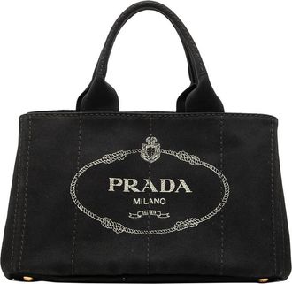 Prada Pre-owned Prada Canvas Canapa Logo Satchel VSOK9SMUIOK2VYOT
