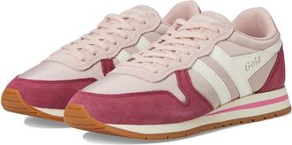 Gola Daytona Chute Womens Shoes Rose/Cerise/Off White : 7.5 B - Medium, Leather