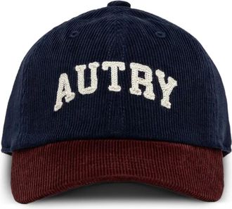 Autry corduroy two-tone baseball cap - unisex - Cotton - One Size - Blue