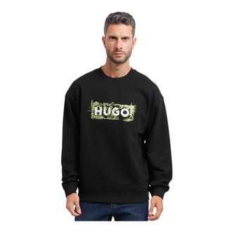 HUGO BOSS Hugo Truien - Heren - Sweatshirts & Hoodies - Zwart - Maat: 2XL Katoen