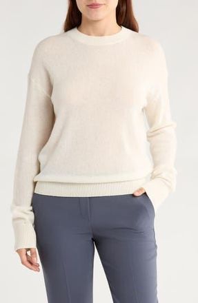 Theory Cashmere Sweater in Ivory at Nordstrom Rack, Size Petite
