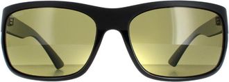 Serengeti Eyewear Wrap Unisex Matte Black Top Shiny Mineral Polarized 555nm Pistoia - One Size