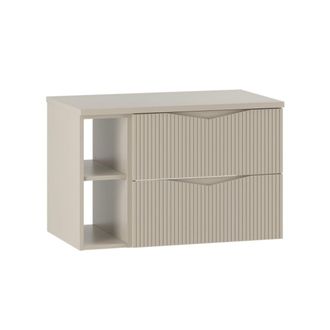 Petits Meubles Mueble bajo lavabo 80cm paneles de melamina y mdf cachemira