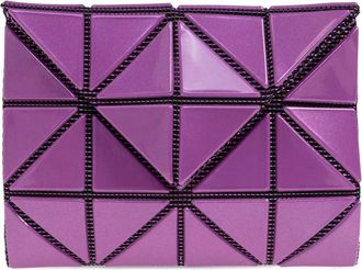 Bao Bao Issey Miyake Portafoglio con motivo geometrico - Viola