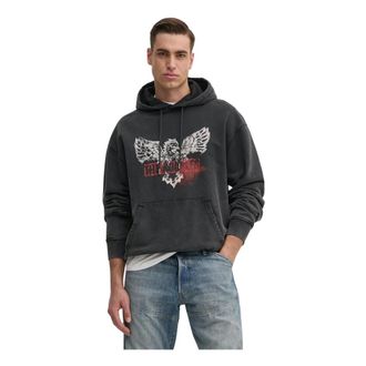 The Kooples Heren, Sweatshirts & Hoodies, Grijs, Maat: M Katoen