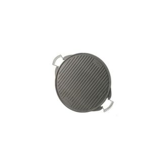 Garcima Fplus Plancha H&ordm; Fundido 52 Cm.redon, Plancha De Asar Redonda De Hierro Fundido.apta Para Gas Y Le&ntilde;a, Asas De Tacto Frio.dos Caras Lisa Y Ondulada. fa