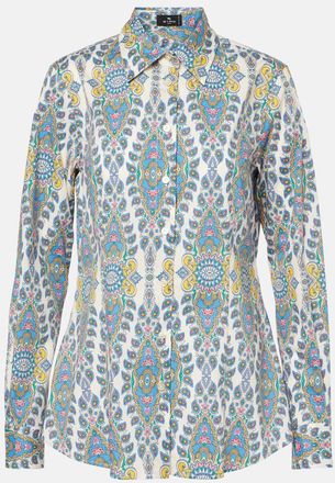 Etro Camicia in misto cotone con stampa