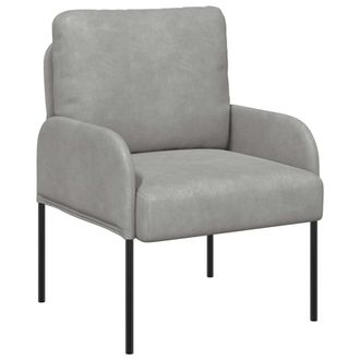 vidaXL Sof&aacute;s Con Coj&iacute;n 55cm Gris Claro Madera Contrachapada Vidaxl