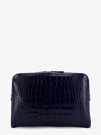 Tom Ford Laptop pouch in pelle con stampa cocco - TOM FORD - gender_Man