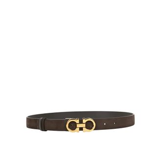 Ferragamo Donna H 25 - Dames - Accessoires - Bruin - Maat: 80 CM Su&egrave;de