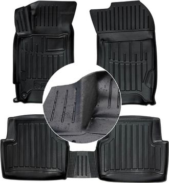 OEM Alfombrillas Y Limpiaparabrisas De Goma Subaru Forester 2 2002-2008 Canales Ud