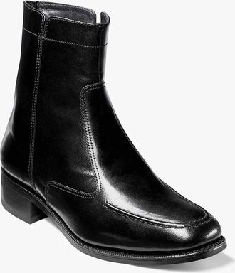 Florsheim Mens Essex Moc Toe Zipper Boot In Black
