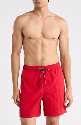 Tommy Hilfiger The Tommy Swim Trunks in Primary Red at Nordstrom Rack, Size Xx-Large
