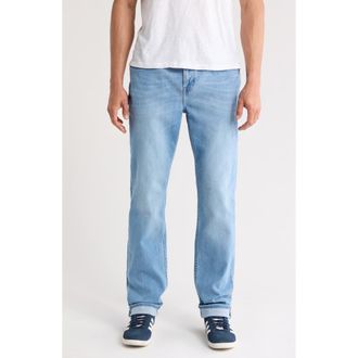 7 For All Mankind Squiggle Stretch Straight Leg Jeans in Sfax at Nordstrom Rack, Size 36