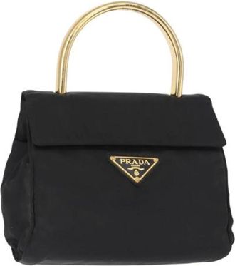 Prada Pre-owned Vintage Nylon Handtas - Dames - Vintage Handtas - Zwart - ONE Size - Nylon - Vintage