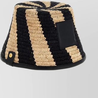 Jacquemus soli bucket hat contrast trim