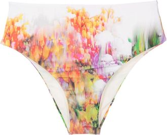 Lenny Niemeyer Slip bikini con stampa grafica - Toni neutri