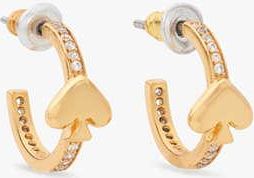 Kate Spade New York Everyday Spade Stone Pave Huggies