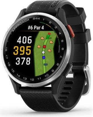 Garmin Approach S44, Silver/Black Silicone at Nordstrom