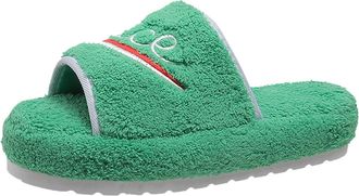 Generic Ladies Slippers Stylish Womens Toe Platform Shoes For Relaxation And Casual Outdoor Use In Fall And Winter Seasons Solid Color Velvet Open Toe Design 