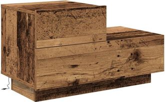 vidaXL Vidaxl - Bedside Cabinet Old Wood 70 x 36 x 40.5 cm Engineered wood