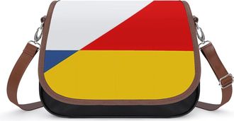 Generic Flag of Netherlands And Germany Small Womens Crossbody Bags Shoulder Handbag with Adjustable Strap for Travel