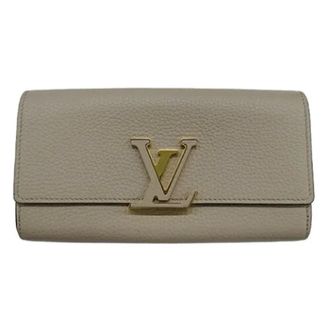 Louis Vuitton Pre-owned Wallets, female, Gray, Size: ONE SIZE Pre-owned Leather wallets