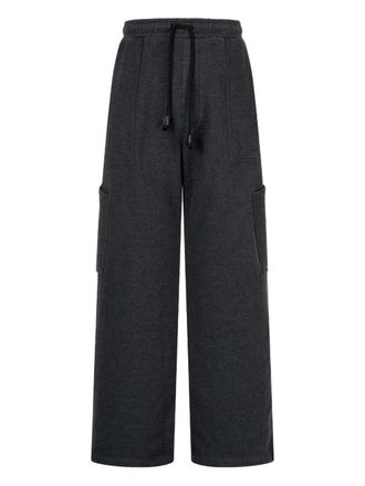 TOMBOY drawstring pants - men - Cotton/Polyester - L - Grey