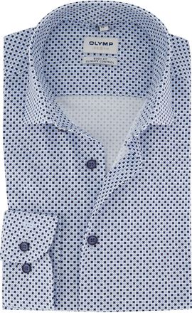 Olymp Overhemd Olymp lichtblauw slim fit