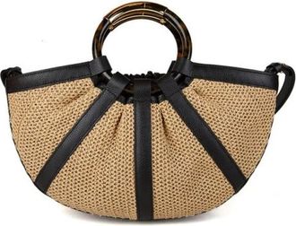 Coccinelle Tassen, Dames, Beige, ONE Size, Katoen, Shell Stro Handtas