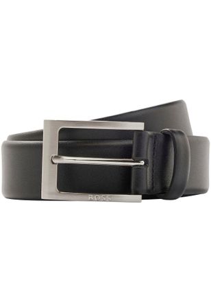 HUGO BOSS Lederg&uuml;rtel BOSS, Herren, Gr. 11,5, schwarz, Leder, unifarben, G&uuml;rtel Lederg&uuml;rtel, aus Nappaleder mit BOSS Logo-Dornschliesse