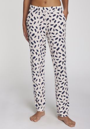 s.Oliver Pyjamahose S.OLIVER, Damen, Gr. 32/34, N-Gr, rosa, gemustert, Single Jersey, Obermaterial: 50% Baumwolle, 50% Viskose, gemustert, Basic lang, Hosen Py