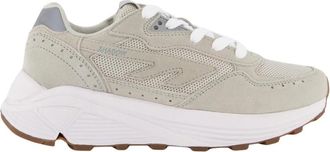 Hi-Tec Shadow Beige/Wit Dames Sneakers - Dames - Sneakers - Grijs - 39 EU - Schoenen
